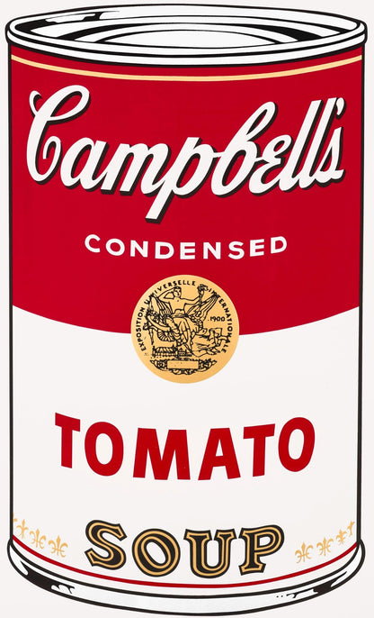Andy Warhol, Campbells Soup, Tomato, Official Edition, Sunday B. Morning, Silkscreen