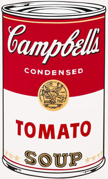 Andy Warhol, Campbells Soup, Tomato, Official Edition, Sunday B. Morning, Silkscreen