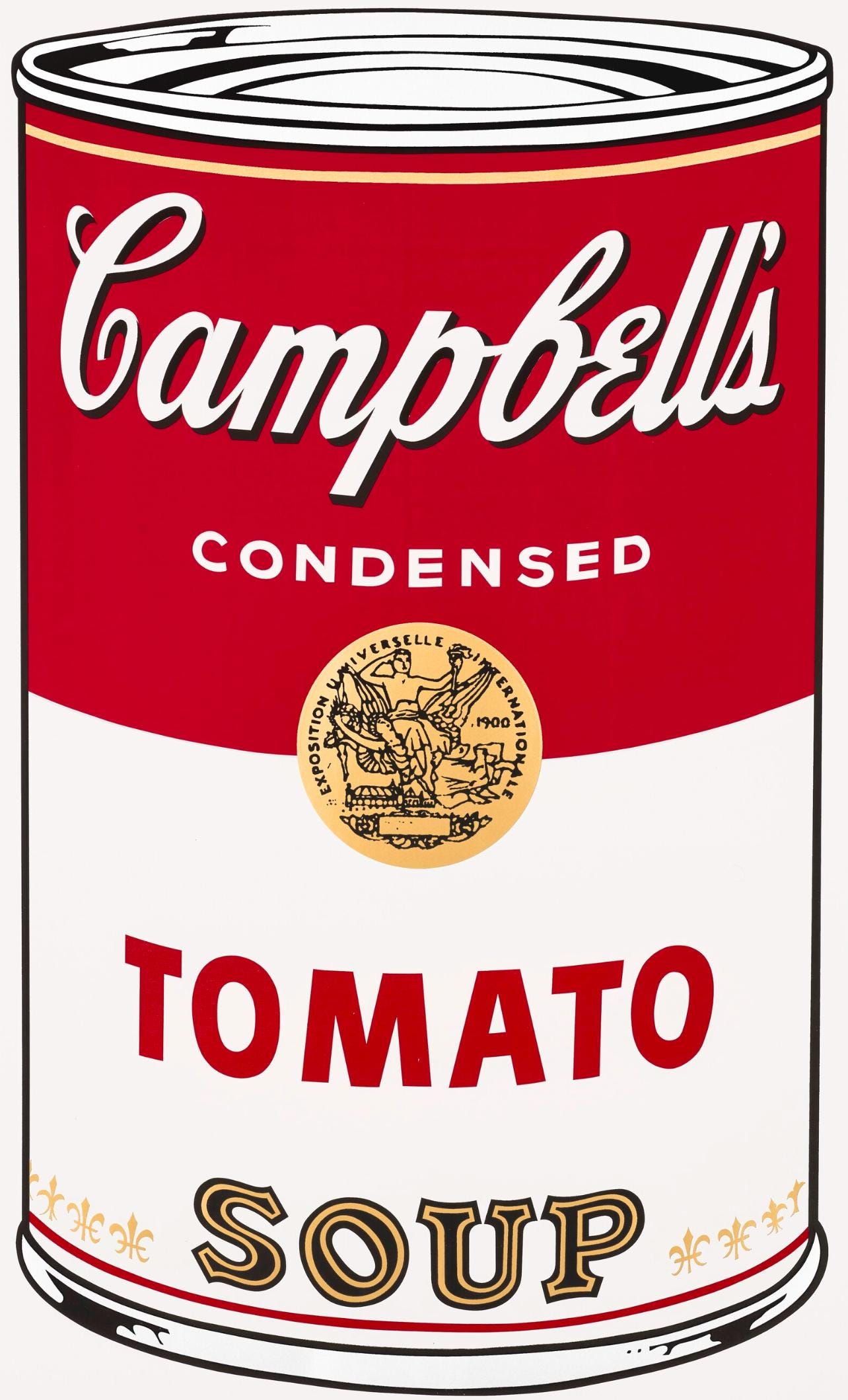 Andy Warhol, Campbells Soup, Tomato, Official Edition, Sunday B. Morning, Silkscreen