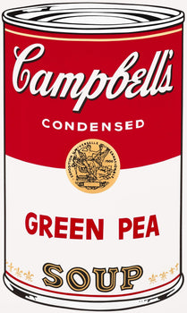 Andy Warhol, Campbells Soup, Green Pea, Official Edition, Sunday B. Morning, Silkscreen