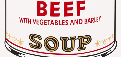 Andy Warhol, Campbells Soup, Beef, Official Edition, Sunday B. Morning, Silkscreen