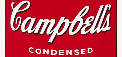 Andy Warhol, Campbells Soup, Black Bean, Official Edition, Sunday B. Morning, Silkscreen