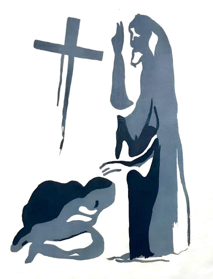 Francisco Bors, Composition, Uvres Compltes D'Albert Camus, Lithograph