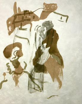 Francisco Bors, Composition, Uvres Compltes D'Albert Camus, Lithograph