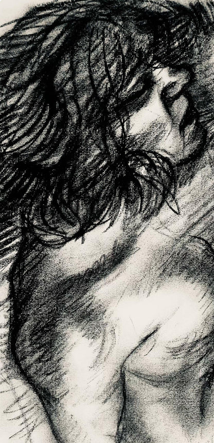 Ian Hornak, Renaissance Female Nude Figure Study, 1963, Original Drawing