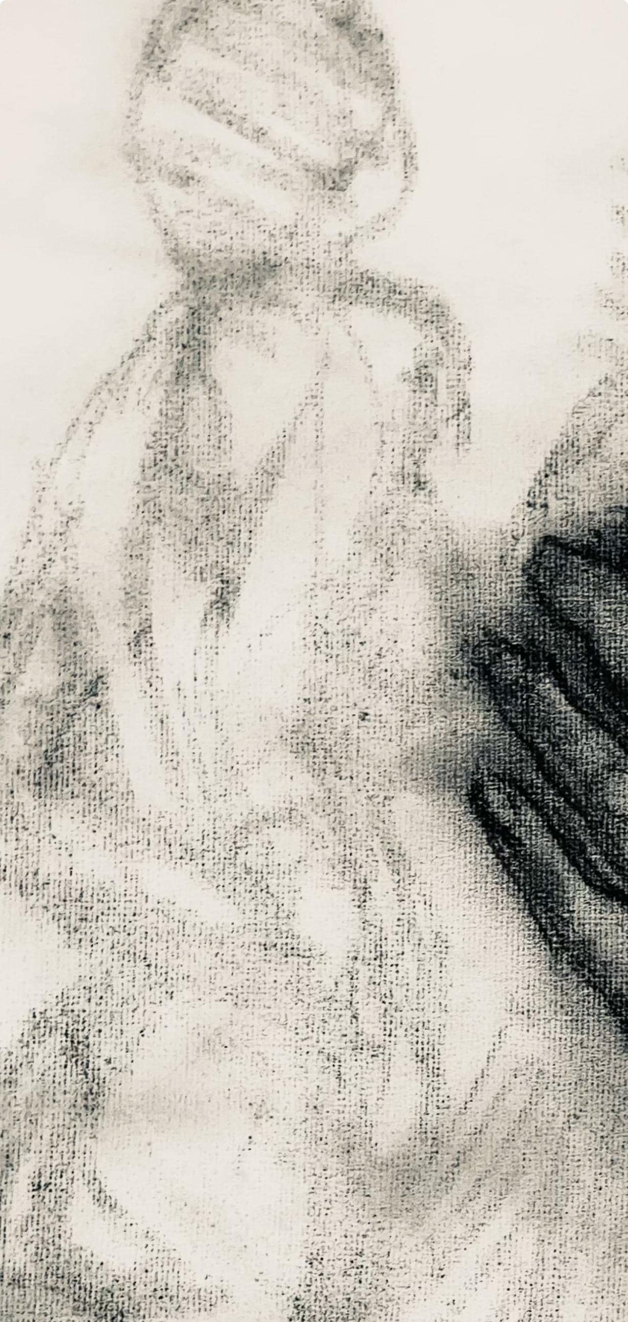 Ian Hornak, Renaissance Hand And Female Nude Study, 1963, Original Drawing