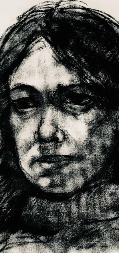 Ian Hornak, Renaissance Female Figure Study, 1963, Original Drawing