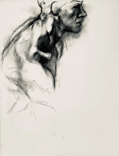 Ian Hornak, Renaissance Male Nude Figure Study, 1963, Original Drawing