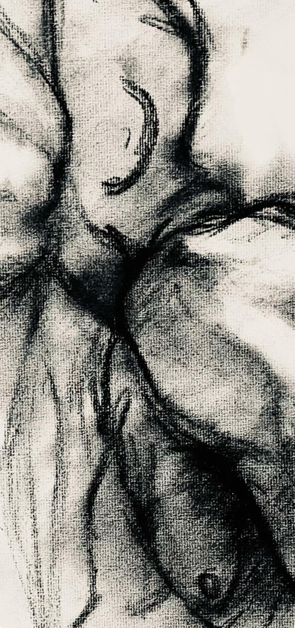 Ian Hornak, Renaissance Male Nude Figure Study, 1963, Original Drawing