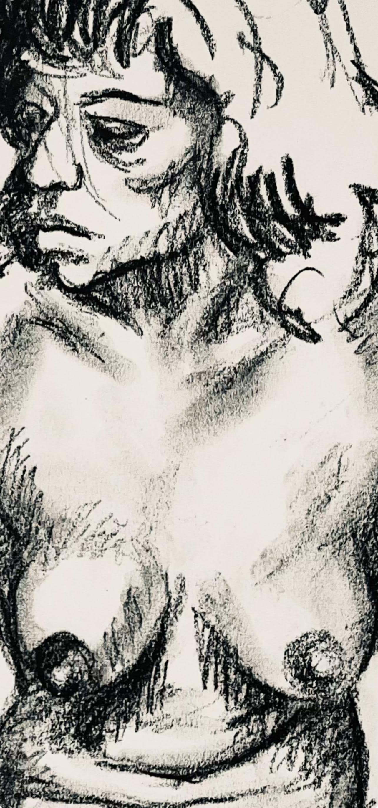 Ian Hornak, Renaissance Female Nude Figure Study, 1963, Original Drawing