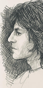Ian Hornak, Renaissance Male Figure Study, 1963, Original Drawing