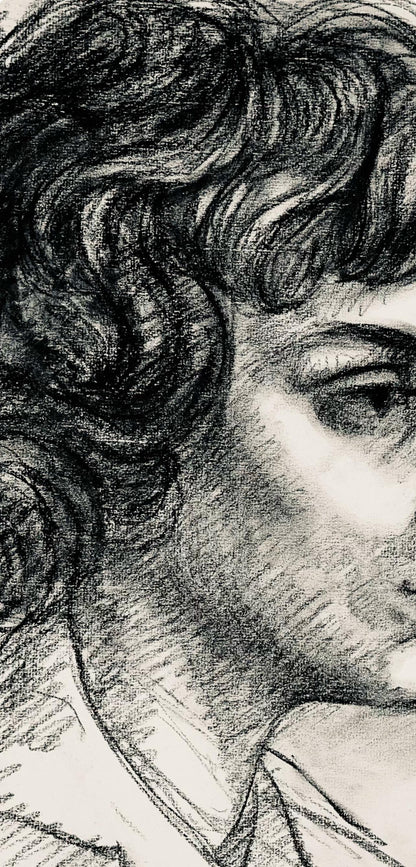 Ian Hornak, Renaissance Female Figure Study, 1963, Original Drawing