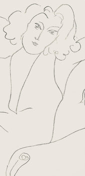 Henri Matisse, Srie B, Var. 4 (Duthuit 9), Henri Matisse, Dessins, Thmes Et Variations, Lithograph