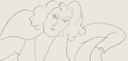 Henri Matisse, Srie B, Var. 4 (Duthuit 9), Henri Matisse, Dessins, Thmes Et Variations, Lithograph