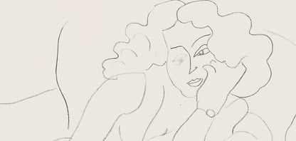 Henri Matisse, Srie B, Var. 7 (Duthuit 9), Henri Matisse, Dessins, Thmes Et Variations, Lithograph
