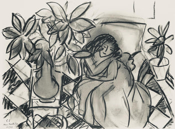 Henri Matisse, Srie C, Var. 1 (Duthuit 9), Henri Matisse, Dessins, Thmes Et Variations, Lithograph