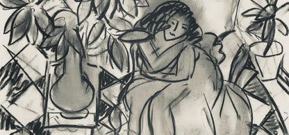 Henri Matisse, Srie C, Var. 1 (Duthuit 9), Henri Matisse, Dessins, Thmes Et Variations, Lithograph