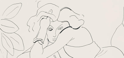 Henri Matisse, Srie C, Var. 8 (Duthuit 9), Henri Matisse, Dessins, Thmes Et Variations, Lithograph