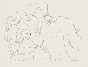 Henri Matisse, Srie D, Var. 2 (Duthuit 9), Henri Matisse, Dessins, Thmes Et Variations, Lithograph