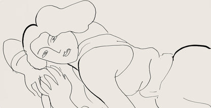 Henri Matisse, Srie D, Var. 5 (Duthuit 9), Henri Matisse, Dessins, Thmes Et Variations, Lithograph