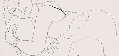 Henri Matisse, Srie D, Var. 6 (Duthuit 9), Henri Matisse, Dessins, Thmes Et Variations, Lithograph