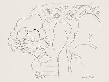 Henri Matisse, Srie D, Var. 9 (Duthuit 9), Henri Matisse, Dessins, Thmes Et Variations, Lithograph