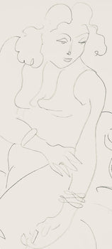 Henri Matisse, Srie E, Var. 2 (Duthuit 9), Henri Matisse, Dessins, Thmes Et Variations, Lithograph