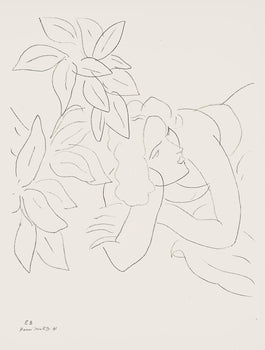 Henri Matisse, Srie E, Var. 8 (Duthuit 9), Henri Matisse, Dessins, Thmes Et Variations, Lithograph