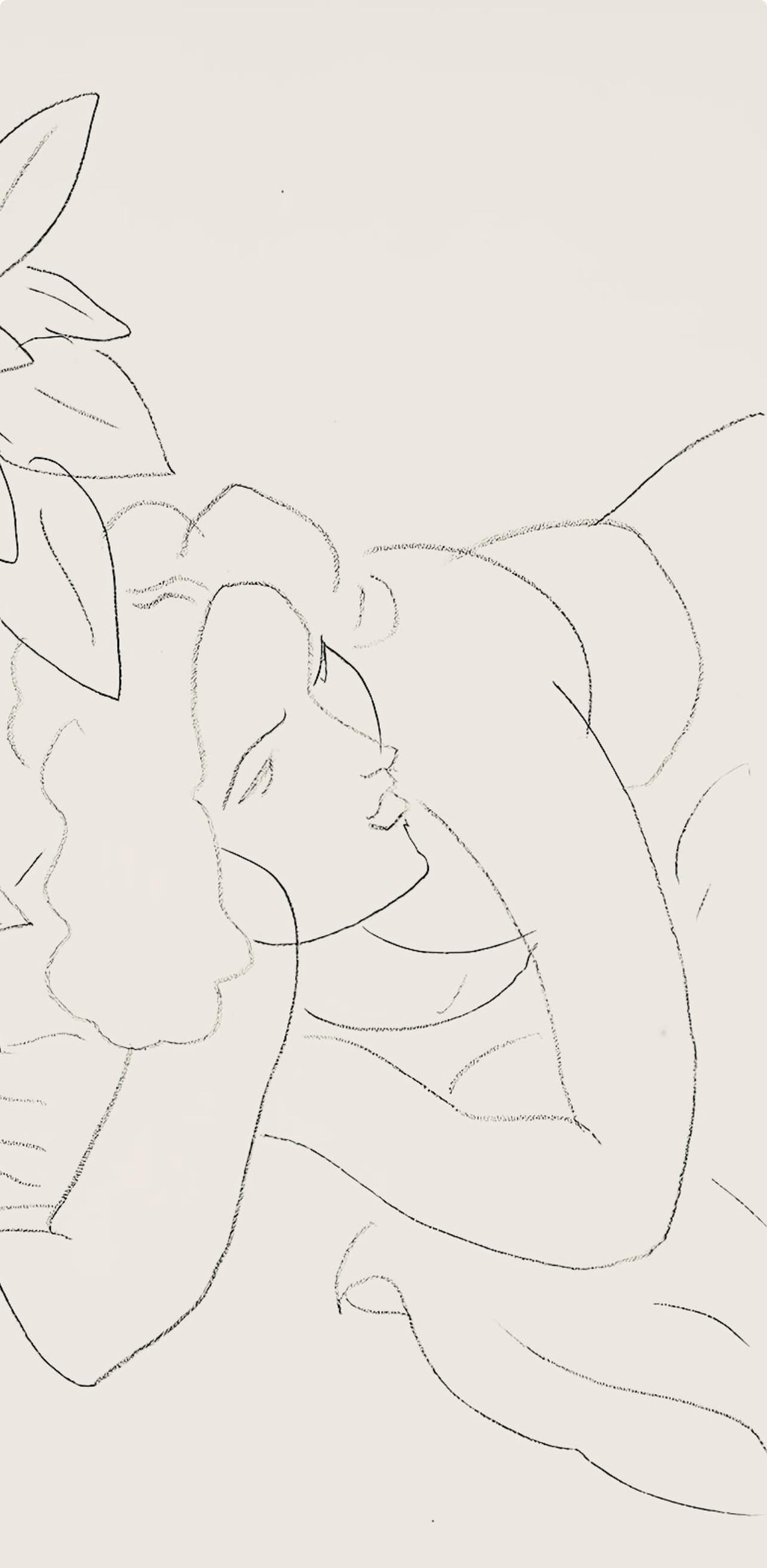 Henri Matisse, Srie E, Var. 8 (Duthuit 9), Henri Matisse, Dessins, Thmes Et Variations, Lithograph