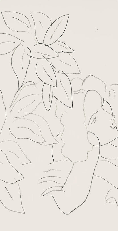 Henri Matisse, Srie E, Var. 8 (Duthuit 9), Henri Matisse, Dessins, Thmes Et Variations, Lithograph