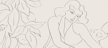 Henri Matisse, Srie E, Var. 11 (Duthuit 9), Henri Matisse, Dessins, Thmes Et Variations, Lithograph