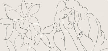 Henri Matisse, Srie E, Var. 13 (Duthuit 9), Henri Matisse, Dessins, Thmes Et Variations, Lithograph
