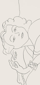 Henri Matisse, Srie F, Var. 4 (Duthuit 9), Henri Matisse, Dessins, Thmes Et Variations, Lithograph