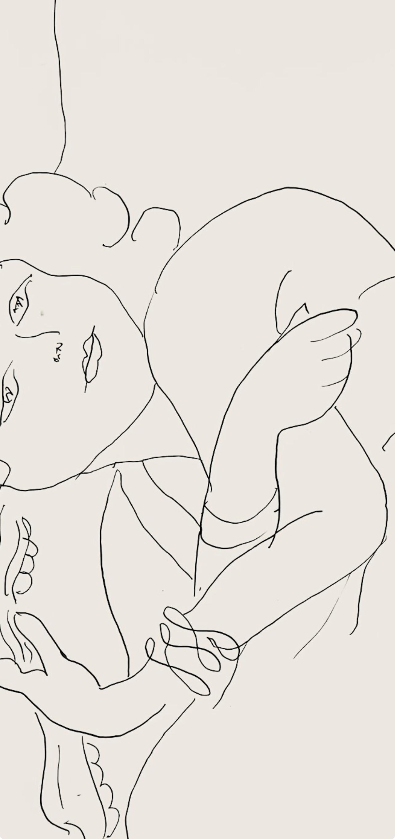 Henri Matisse, Srie F, Var. 4 (Duthuit 9), Henri Matisse, Dessins, Thmes Et Variations, Lithograph