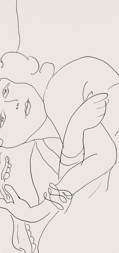 Henri Matisse, Srie F, Var. 4 (Duthuit 9), Henri Matisse, Dessins, Thmes Et Variations, Lithograph