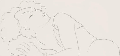 Henri Matisse, Srie F, Var. 6 (Duthuit 9), Henri Matisse, Dessins, Thmes Et Variations, Lithograph