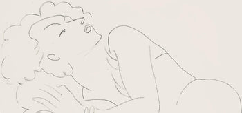 Henri Matisse, Srie F, Var. 6 (Duthuit 9), Henri Matisse, Dessins, Thmes Et Variations, Lithograph