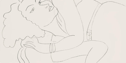 Henri Matisse, Srie F, Var. 7 (Duthuit 9), Henri Matisse, Dessins, Thmes Et Variations, Lithograph