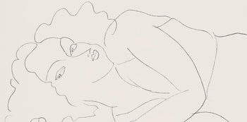 Henri Matisse, Srie F, Var. 10 (Duthuit 9), Henri Matisse, Dessins, Thmes Et Variations, Lithograph
