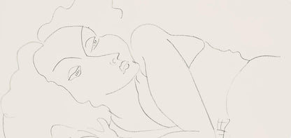 Henri Matisse, Srie F, Var. 9 (Duthuit 9), Henri Matisse, Dessins, Thmes Et Variations, Lithograph