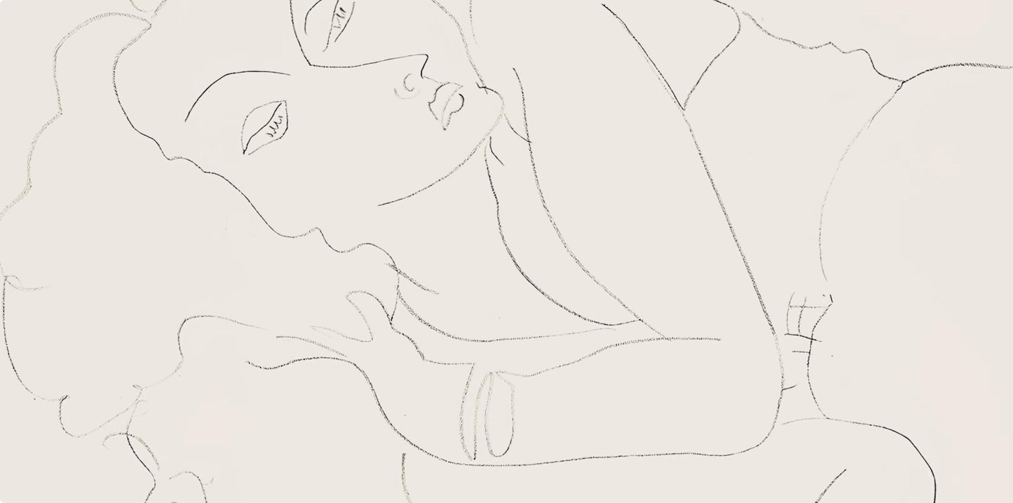 Henri Matisse, Srie F, Var. 9 (Duthuit 9), Henri Matisse, Dessins, Thmes Et Variations, Lithograph