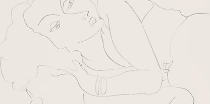 Henri Matisse, Srie F, Var. 9 (Duthuit 9), Henri Matisse, Dessins, Thmes Et Variations, Lithograph