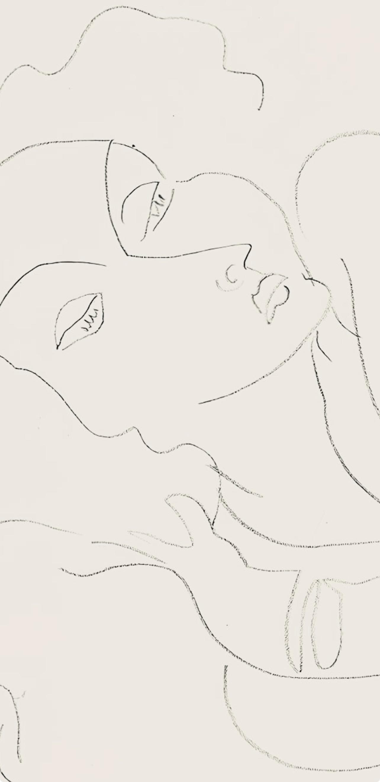 Henri Matisse, Srie F, Var. 9 (Duthuit 9), Henri Matisse, Dessins, Thmes Et Variations, Lithograph