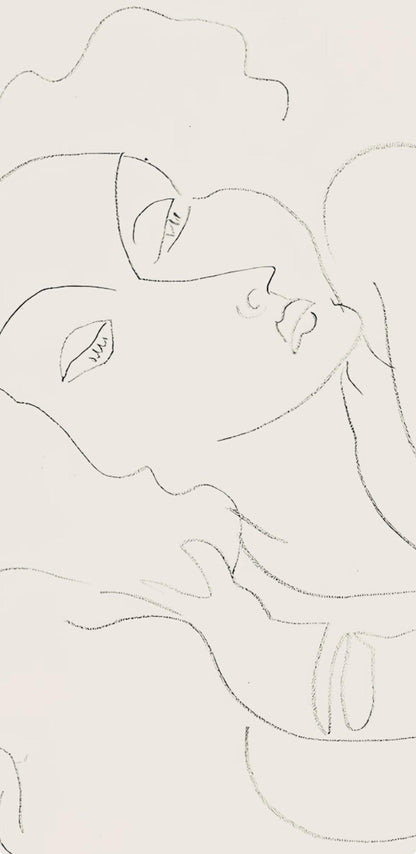 Henri Matisse, Srie F, Var. 9 (Duthuit 9), Henri Matisse, Dessins, Thmes Et Variations, Lithograph