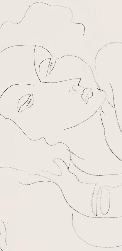 Henri Matisse, Srie F, Var. 9 (Duthuit 9), Henri Matisse, Dessins, Thmes Et Variations, Lithograph
