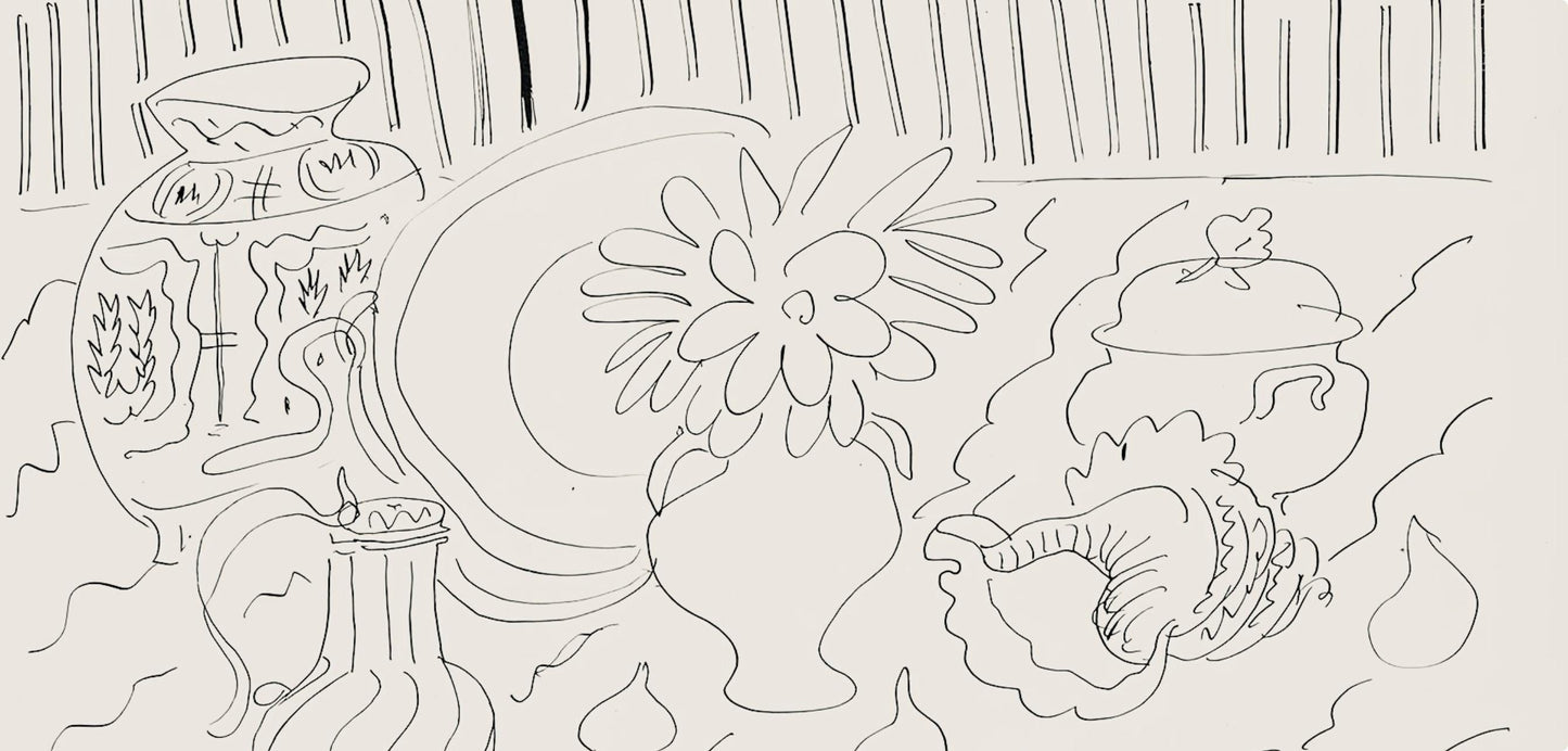 Henri Matisse, Srie G, Var. 2 (Duthuit 9), Henri Matisse, Dessins, Thmes Et Variations, Lithograph