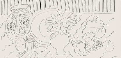 Henri Matisse, Srie G, Var. 2 (Duthuit 9), Henri Matisse, Dessins, Thmes Et Variations, Lithograph