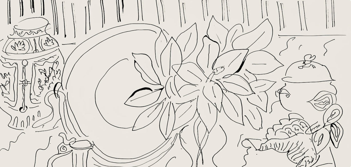 Henri Matisse, Srie G, Var. 3 (Duthuit 9), Henri Matisse, Dessins, Thmes Et Variations, Lithograph