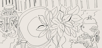 Henri Matisse, Srie G, Var. 3 (Duthuit 9), Henri Matisse, Dessins, Thmes Et Variations, Lithograph