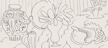 Henri Matisse, Srie G, Var. 1 (Duthuit 9), Henri Matisse, Dessins, Thmes Et Variations, Lithograph